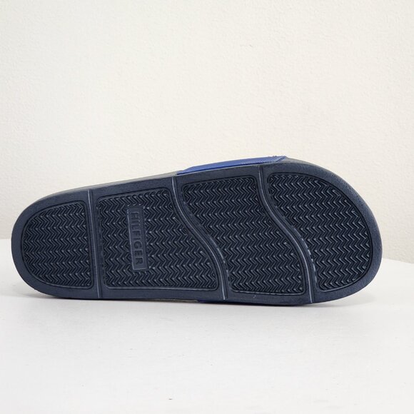 NEW Tommy Hilfiger Slides Sandal Size 8 Blue - Picture 5 of 6